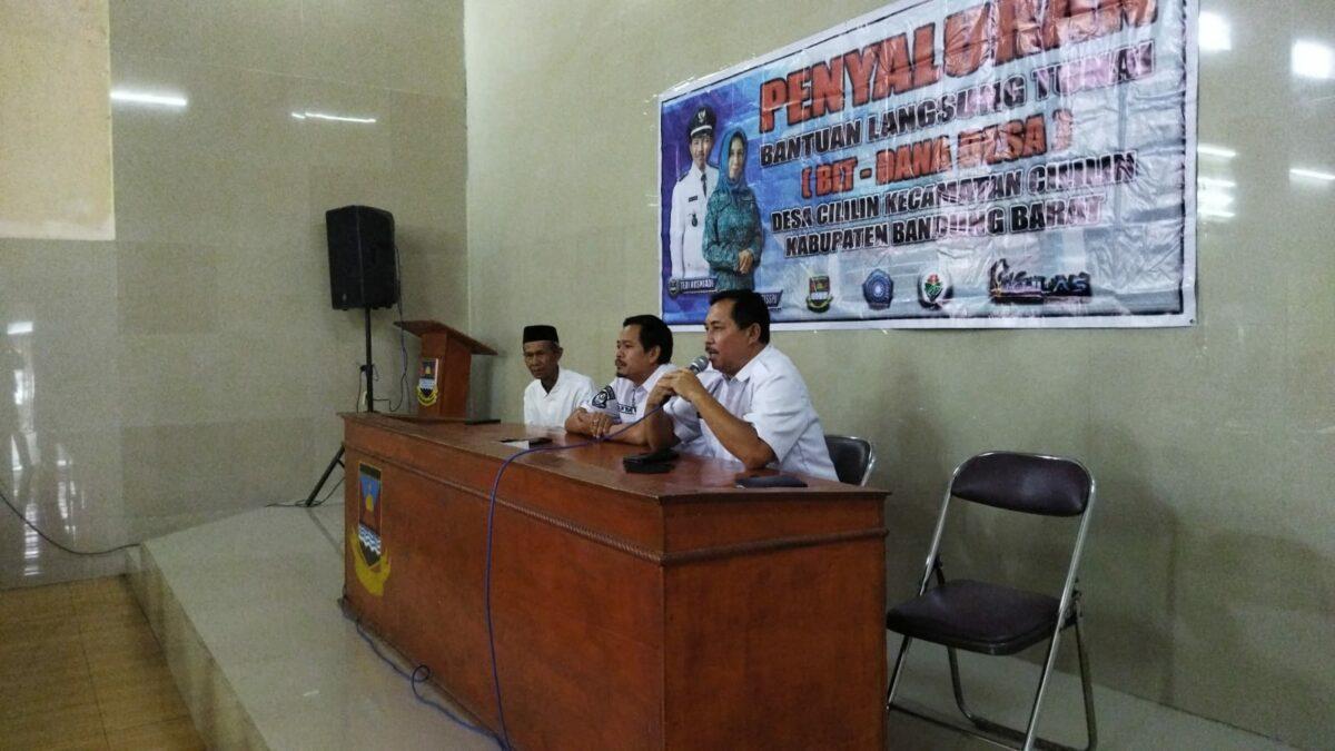 Baru Terealisasi 80 Persen, APBDes Cililin Tahun 2022 Masih Dimoninasi BLT