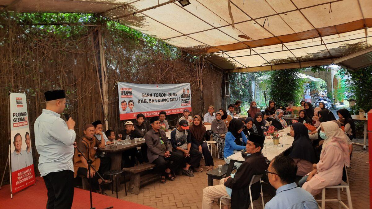 Kejar Target Dua Juta Suara, RUMI Didukung Puluhan Tokoh Kampung Kabupaten Bandung Barat