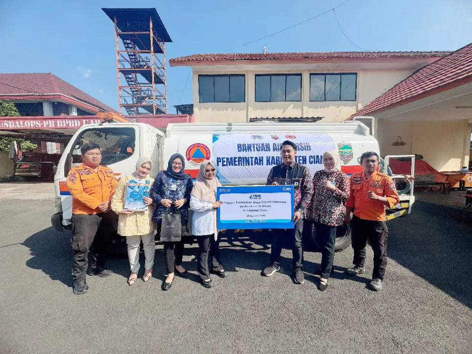 BRI Ciamis Salurkan Bantuan Air Bersih untuk Warga Terdampak Kekeringan