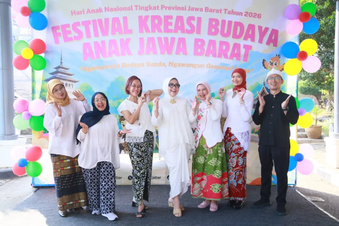 Festival Kreasi Budaya Anak Jawa Barat Warnai Peringatan HAN Tingkat Jabar 2026