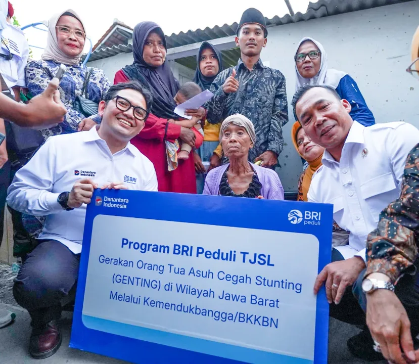 Dukung Program GENTING BKKBN, BRI Peduli Beralokasi Renovasi Rumah Tidak Layak Huni di Indramayu