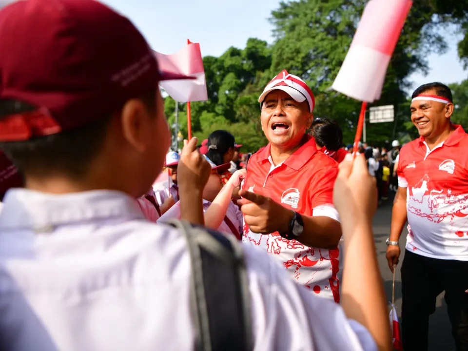 Rayakan Kirab Merah Putih, Sekda Jabar: Perjuangan Masa Kini Diwujudkan dengan Menurunkan Kemiskinan