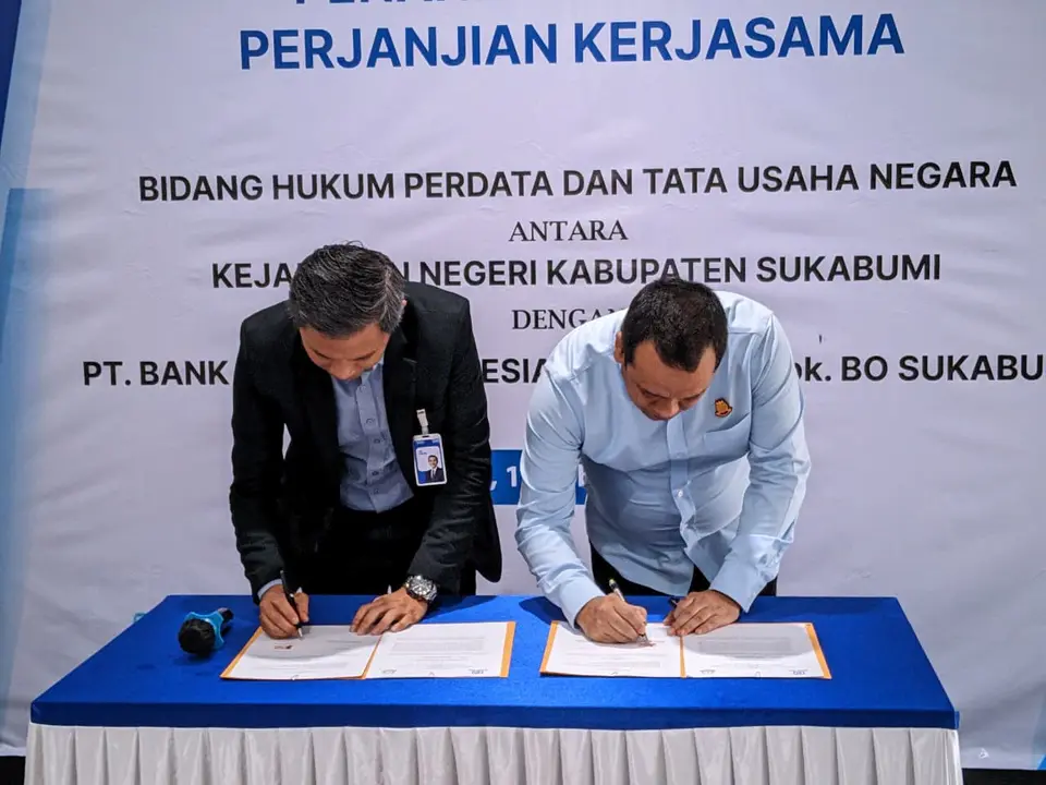 BRI BO Sukabumi Jalin Sinergi Strategis dengan Kejari Kabupaten Sukabumi
