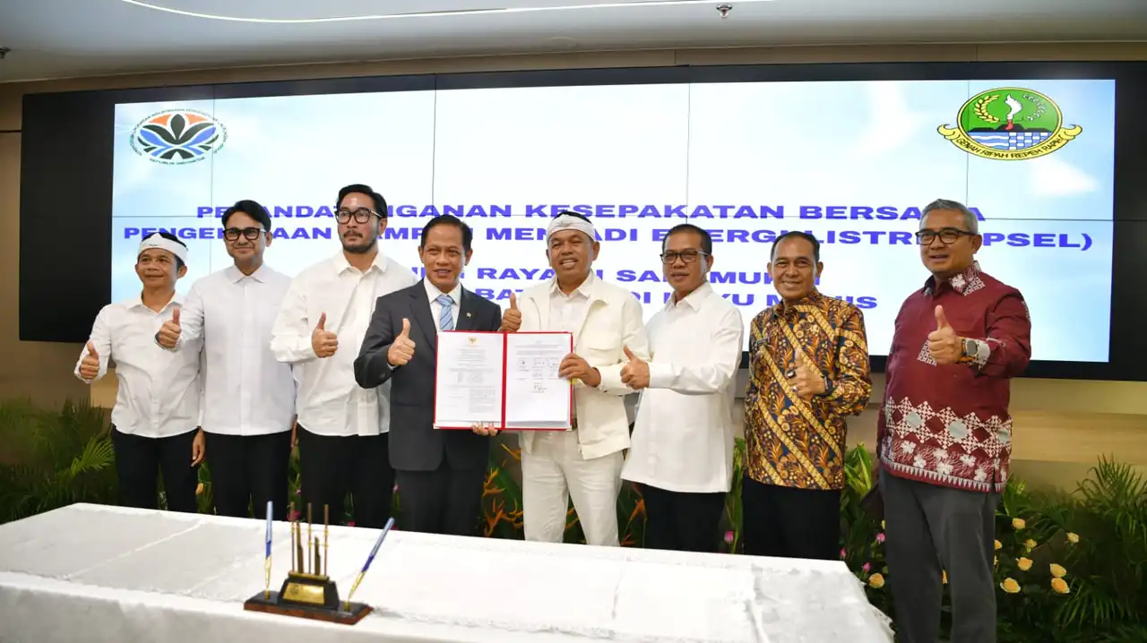Dedi Mulyadi Tandatangani Kesepakatan Bersama tentang Penanganan Sampah Menjadi Energi Listrik